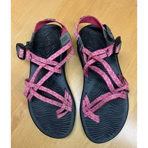 CHACO classic PINK TOE LOOP sporty SANDALS SHOES Women’s 10